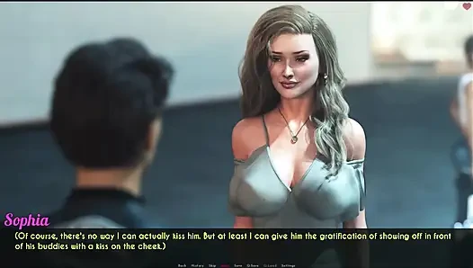 AWAM #15 - Sophia had to bath the old guys...Nathalie and Sophia had a sexy moment