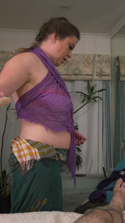 Stepmom wants you to use her body to learn how to have safe sex | Clip 1
