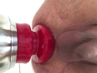 Xtreme 2# red boy xl the challenge plug follada anal con la boca abierta