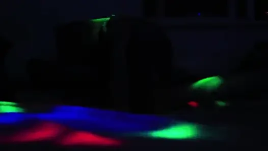 Romantic Couple Almost Break Bed and Camera in Sex Party