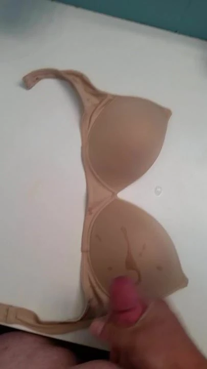 Cum all over tashas strapless bra
