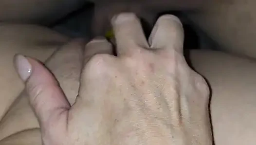 Cum drinking from condom