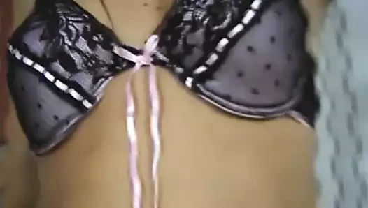 The First Porn of an Exhibitionist Street Whore Masturbating