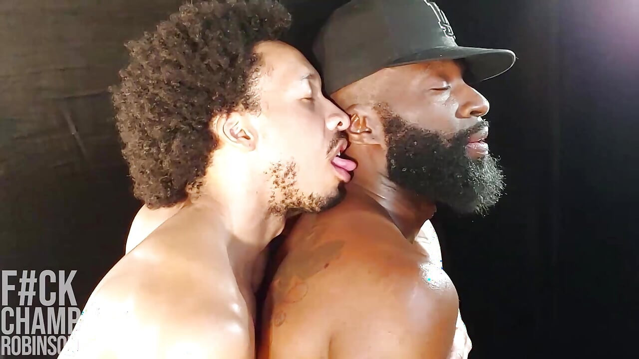 Two Hung Black Men Flip Fuck
