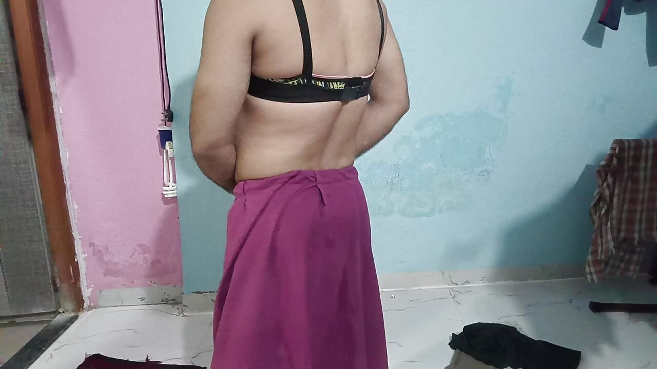 One by one, I put on all my wife's clothes.