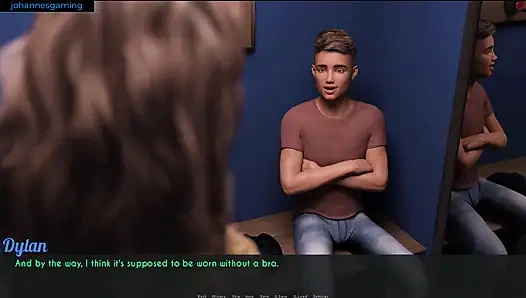 Awam - pergi berbelanja dan ngebiarkan Dylan ngeliat toketku