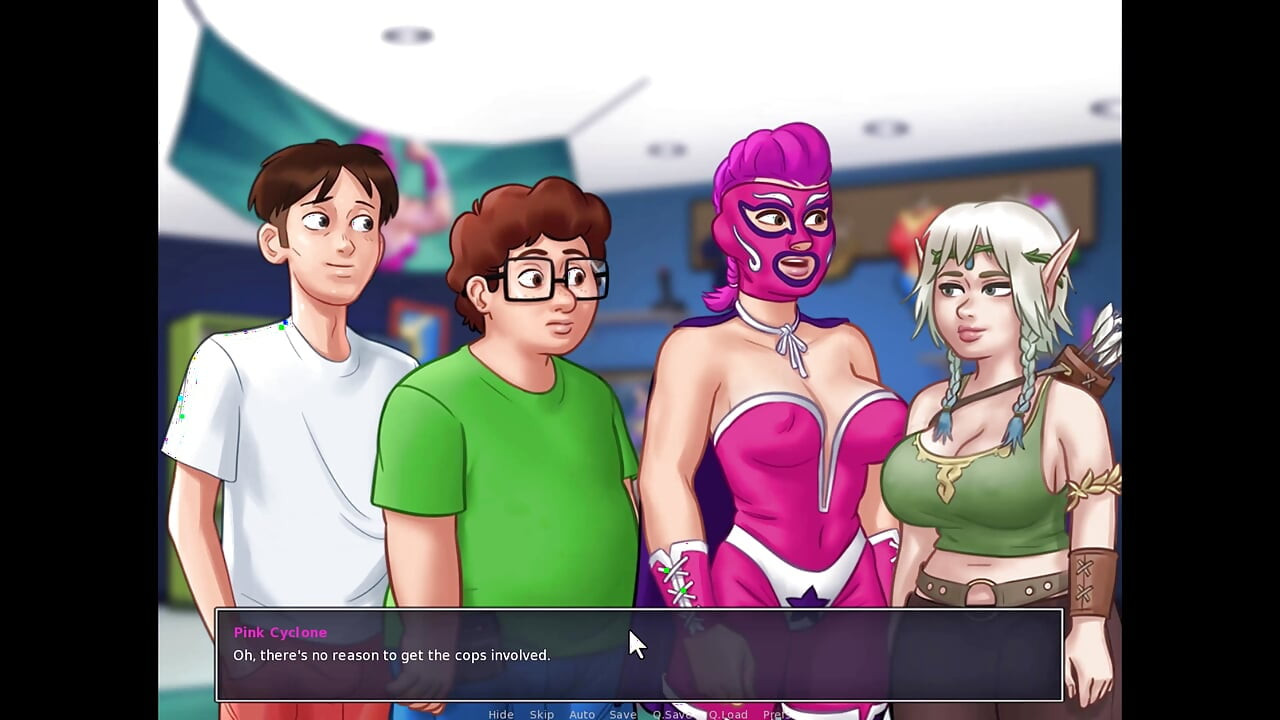 Summertime saga: the nurse gave me a handjob.