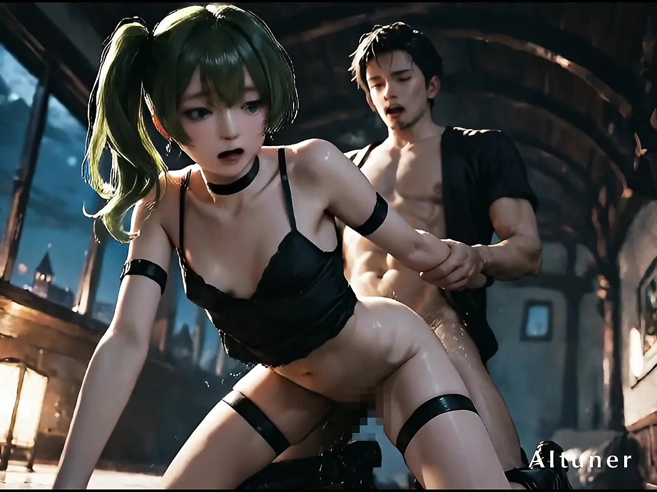 Black Leather, Green Hair, and the Kind of Night Where Shadows Fall in Love.