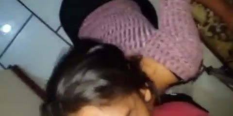 Slutty latina sucking him