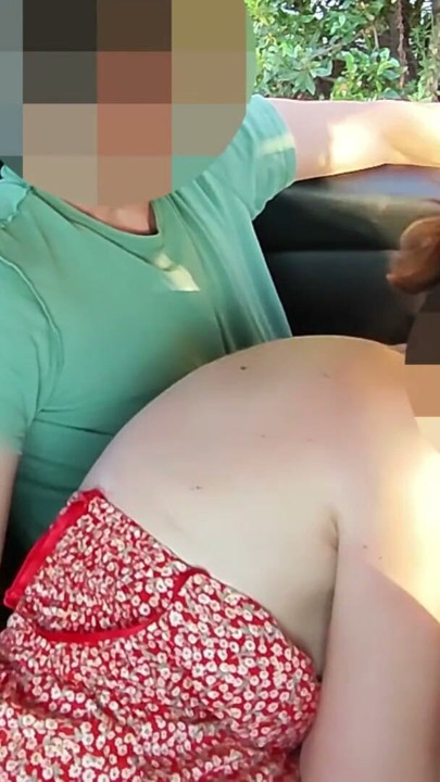 Dogging My stepsister takes stranger to public parking after work and sucks his big cock in front of everyone | Clip 2