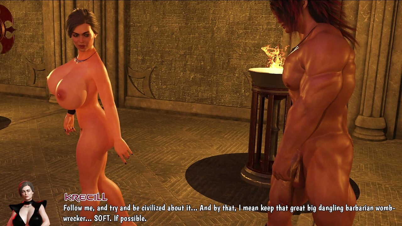 Bathhouse Fuck with Krecill - Conan Grinds His Monster Cock on Her Massive Boobs & Destroys Her Fat Ass