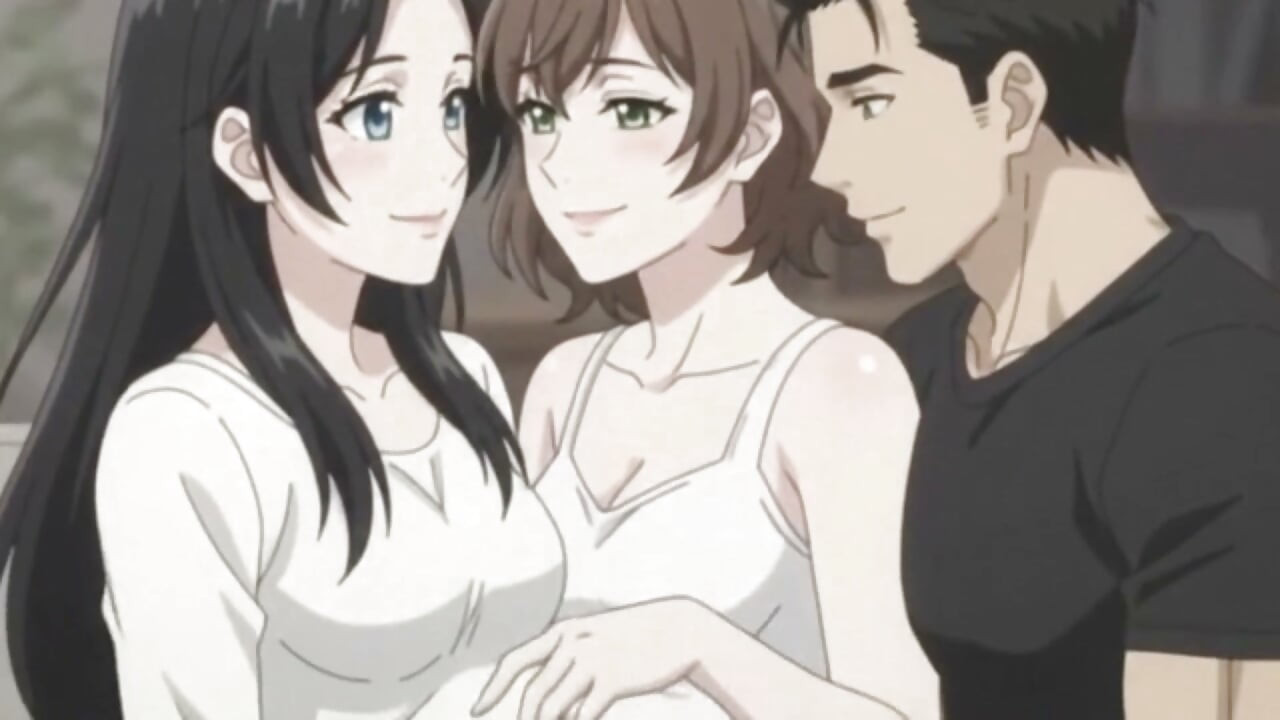 Surprise by girlfriend she invite her friend for threesome