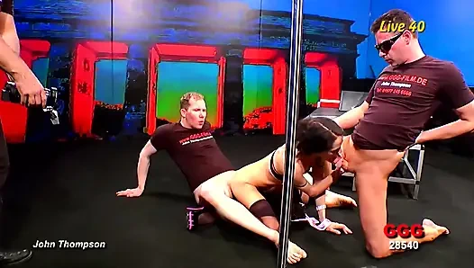Ggg John Thompson - Aymie Live40 Vahşi Grup Seks Sikiş Festivali