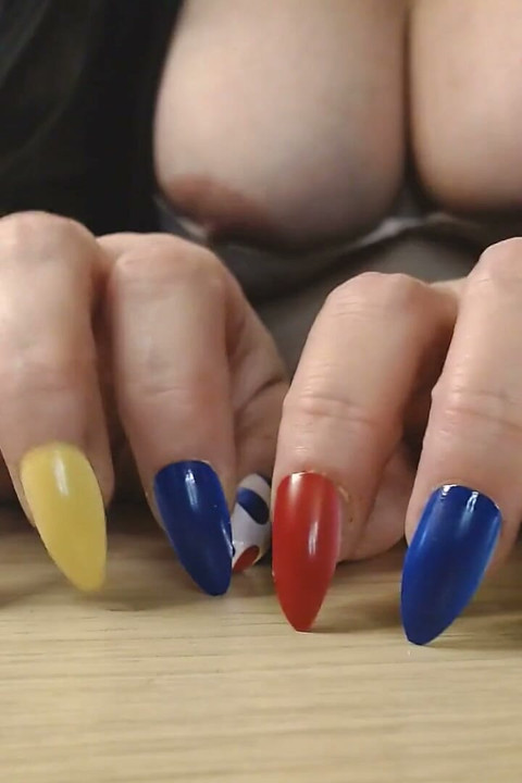 Charms Blow Pop Fingernails Tapping Clacking