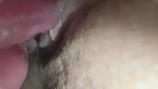 Экстремальный клитор крупным планом, лизание длинного видео для быстрой спермы