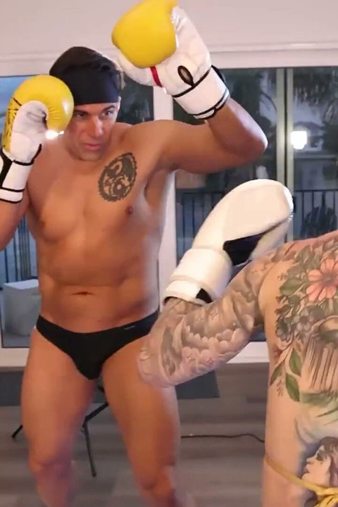 Boxing Match: Sam Stout Vs Mars Solo - Belly Punching, Mixed Boxing, Female Boxing, POV Boxing, Mixed Fighting, Female Fighting,