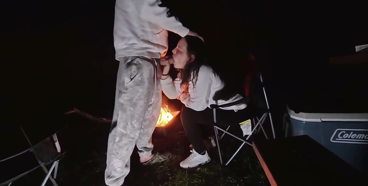 Wife Bent Over and Used Outside at Camp Trying to Get Caught