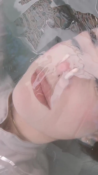 4K Dewi Latin pertama di bawah zakar Bplay Swinsuit Water