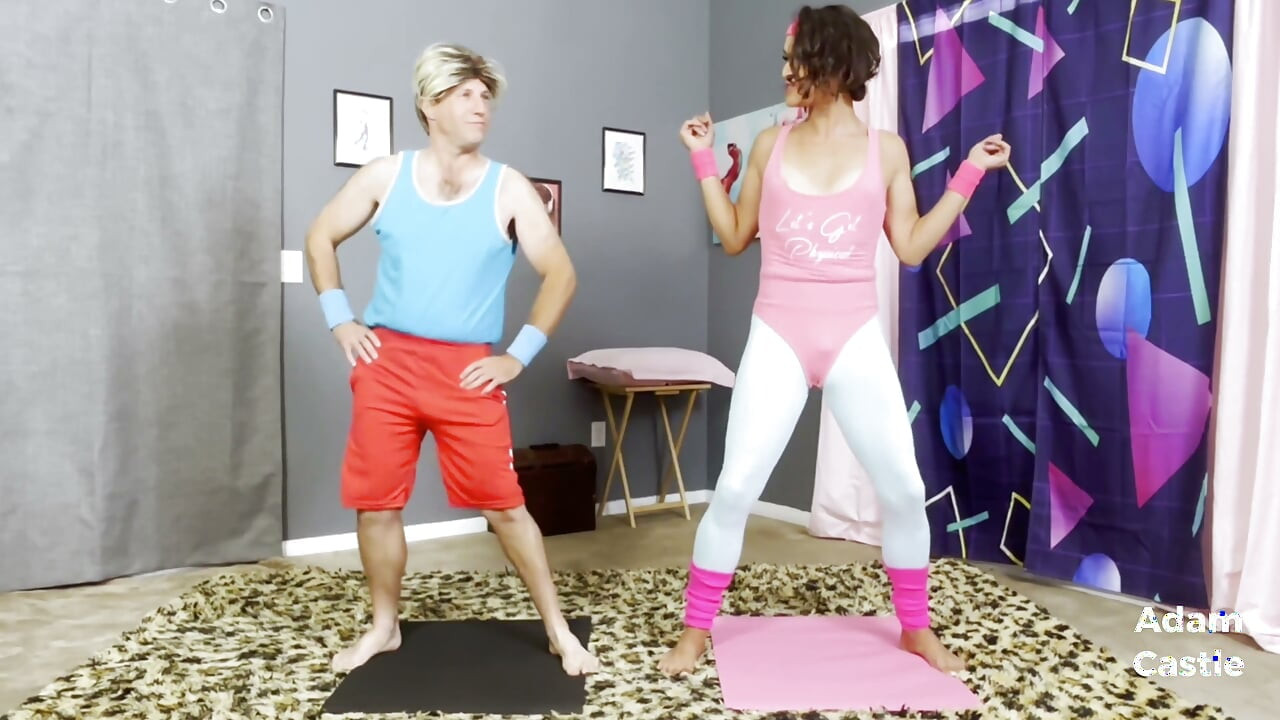 Totally 80-an xxx aerobics & anal dengan gadis tgirl seksi bagian 3