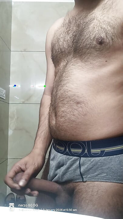 Indian Rajasthani desi man enjoy shower and masterbation show with neighbour police officer uncle daddy pakistani daddy teacher