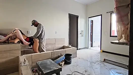 The Construction Worker Was Very Pleased When He Received a Visit From His Bosses at the Construction Site.