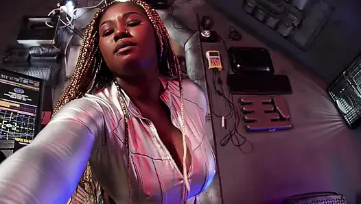 Space Babes Interracial Sci-fi Sex Scene