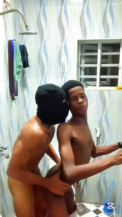 Young Boy Got Fucked in..bathroom, Livingroom and Kitchen