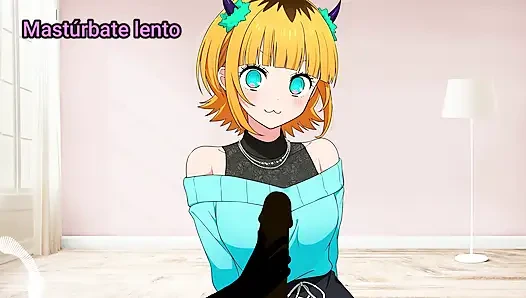 Spanish Audio Roleplay JOI. Memcho wants to record with you. Don't cum until she asks you to!