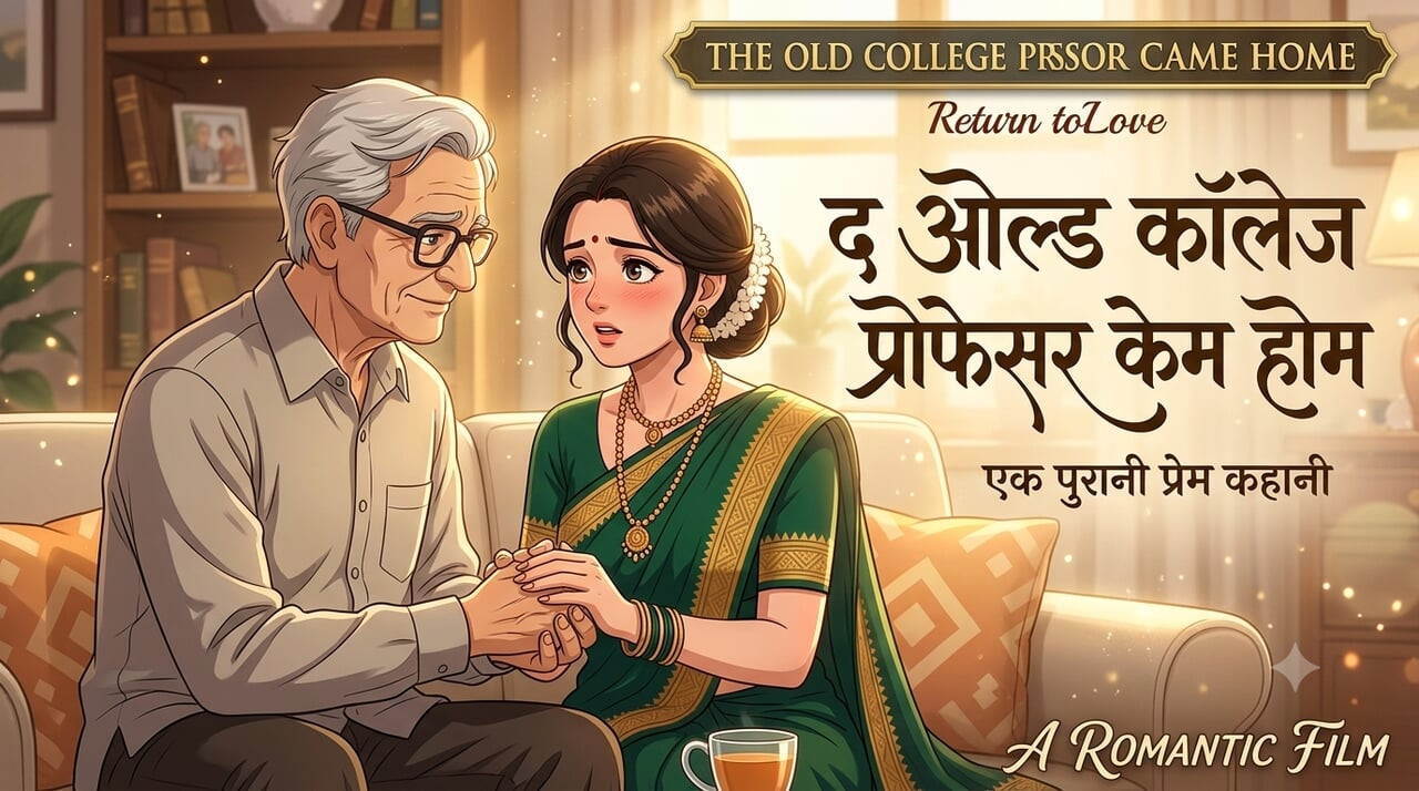 The old college professor came home