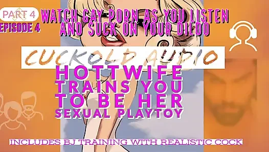 AUDIO SAJA - bagian 4. Pelatihan berlanjut. Istri hot melatihmu untuk jadi mainan seks seksualnya