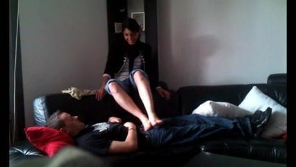 awesome footjob  with huge cumshot
