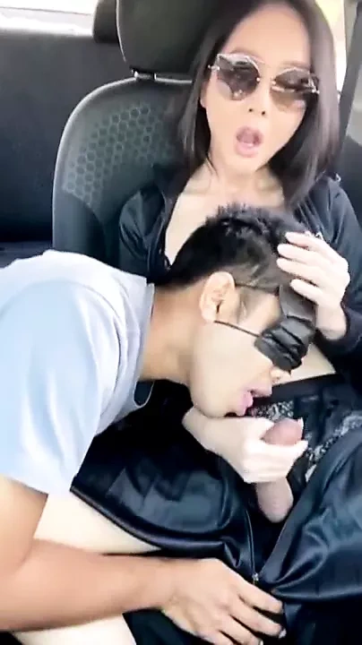 ladyboy cum in guy mouth