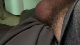 Monday morning wank - my small cock gets horny