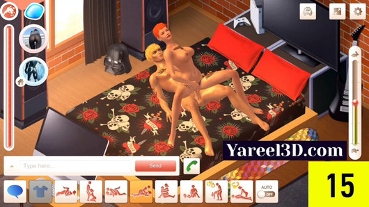 Jeu de sexe en 3D gratuit - 20 meilleures poses! Sors avec d'autres joueurs du monde entier, flirte et baise en ligne!