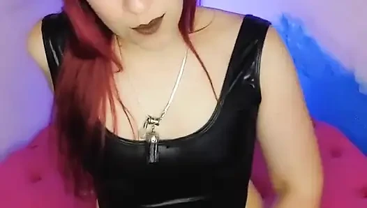 You Discover Your Hot Stepmother Filming Porn in the Living Room!!!