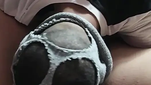 Арабская чернокожая с большой задницей, большой хуй