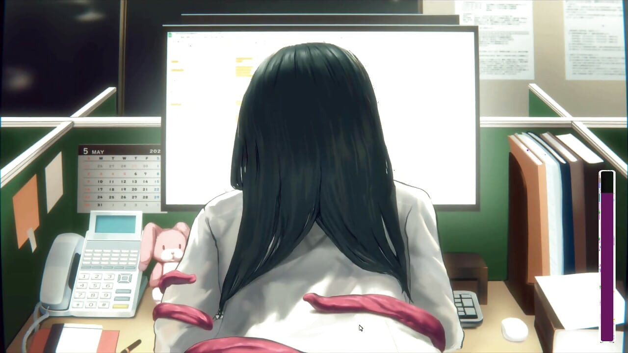 Hentai Game – This Office Worker Keeps Turning Her Ass Towards Me