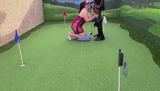 Polyjswitch Hotwife Serves BBC on Her Knees