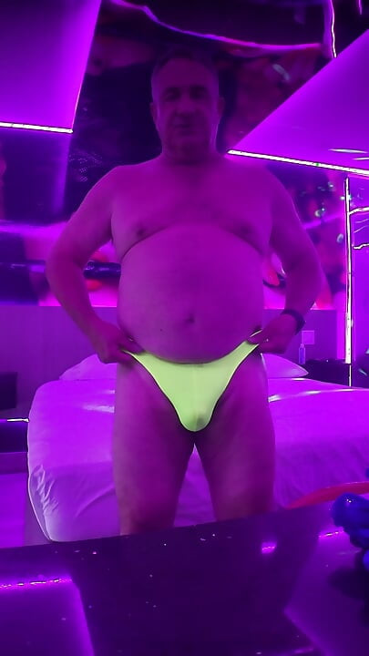 Watch me put on the cock ring and jockstrap