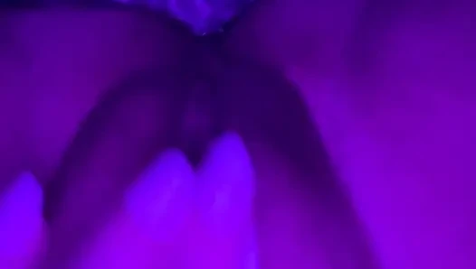 Cum filled cunt squirting so hard