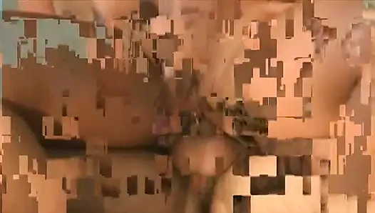 Sexy enge gebräunte blondine bekommt ihre heiße möse auf dem bett genagelt, sperma auf ihr gesicht