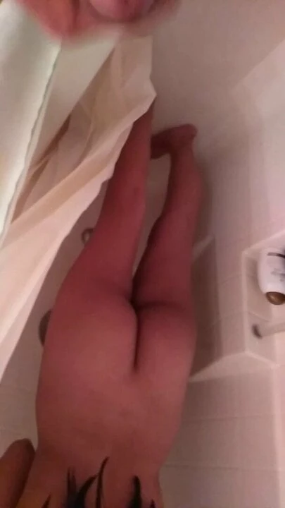 My roommate showering