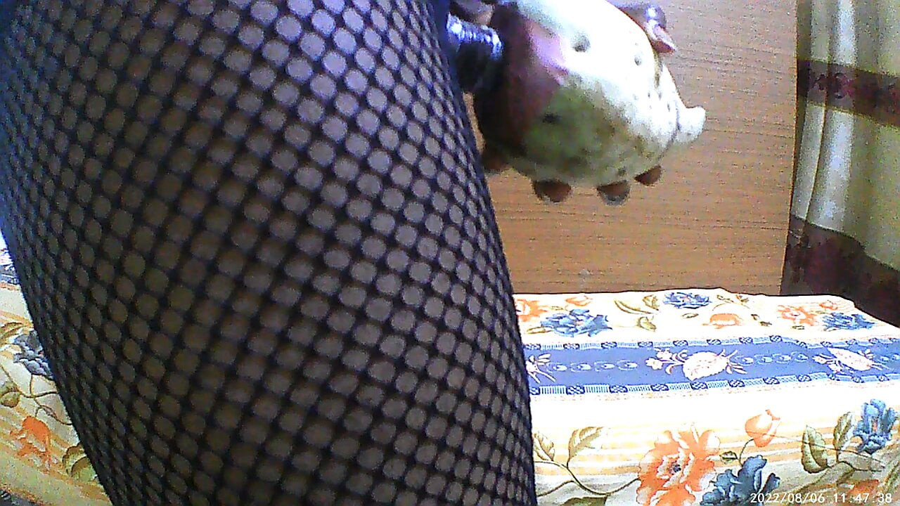 Horny Husband Fucks Juicy Sweet Potato Pussy Hardcore In Lace Fishnet