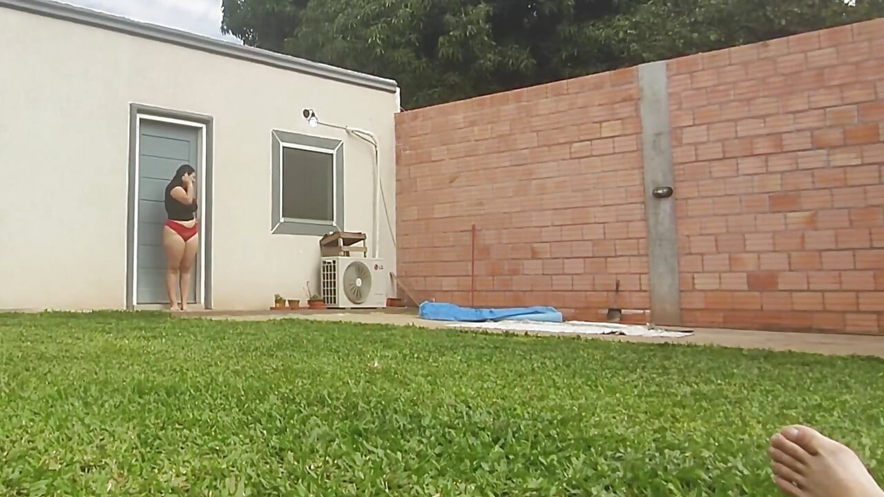 My Stepfather Is Sunbathing, and I Want to Suck His Cock