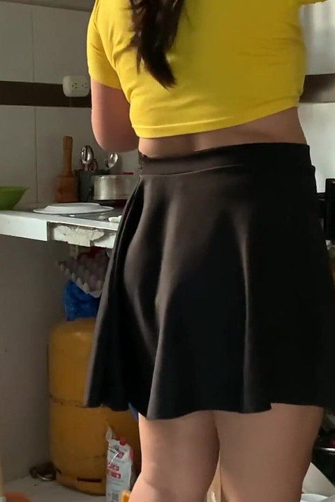 My Brother-in-law Fucks Me in the Kitchen While My Husband Works