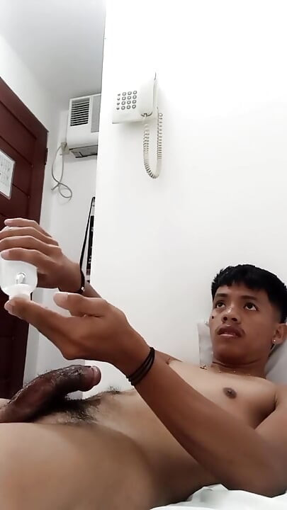Stepdaddy’s Hot Twink Jerks off While Begging for Cum