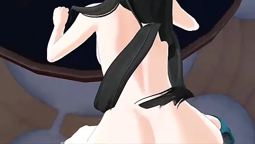 Ödlek dalgalar - chisa ve gezgin samimi seks sahnesi - 3 boyutlu hentai animasyon