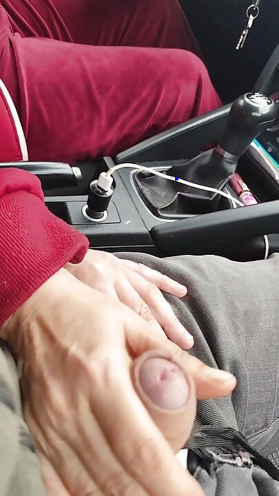 I turned him on in public and finished him at home. A wild and dominant jerk off and big cumshot!