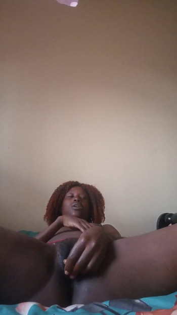 Unforgettable moment from "Candy27 fucking her self with sex toy while wearing waite waisted bead."