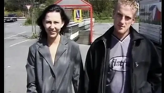 Cute Teen From Germany Gets Pounded by Big Cock in Outdoor Session